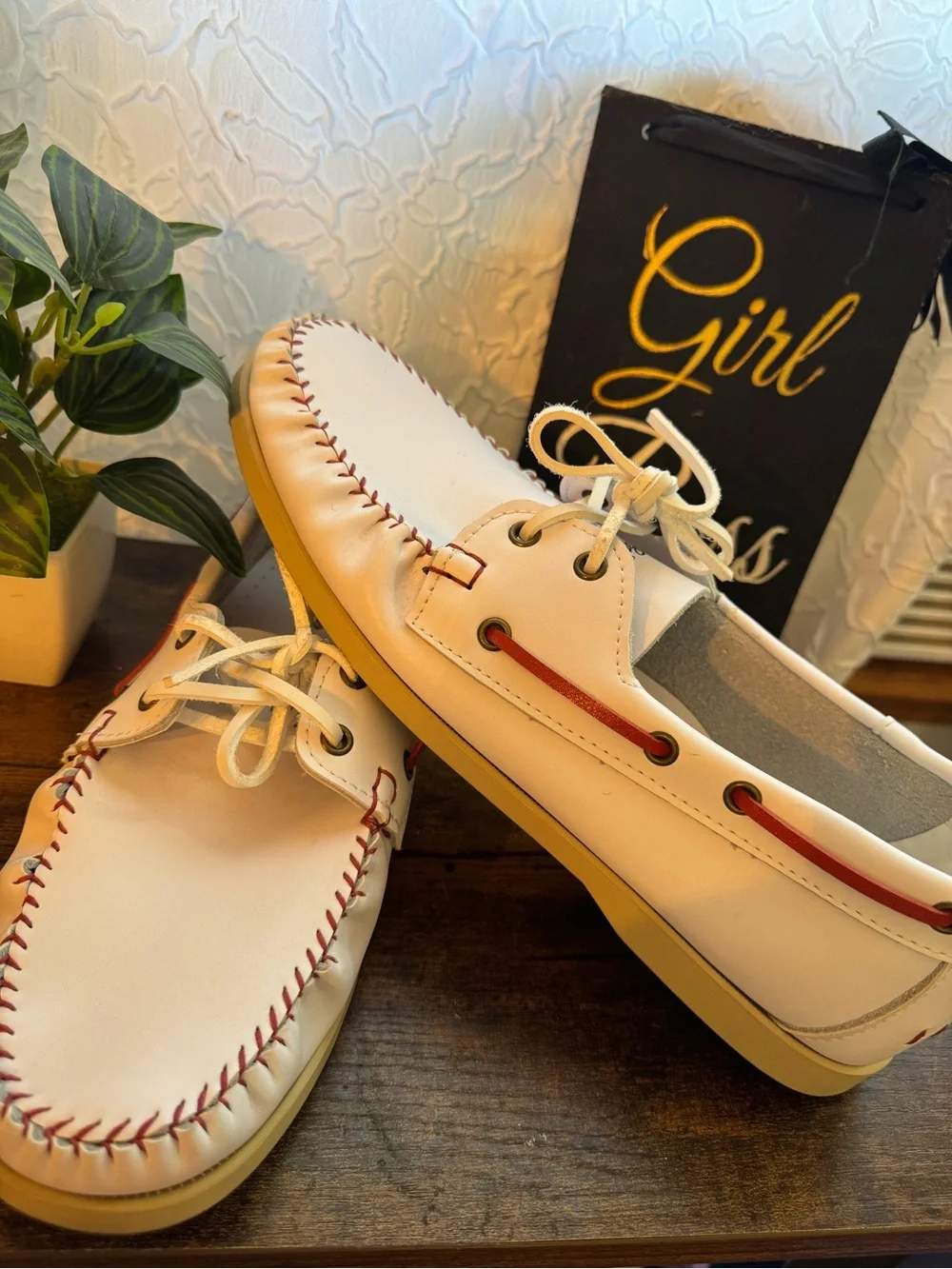 Baseball Limitee Edition moccasin boat shoe